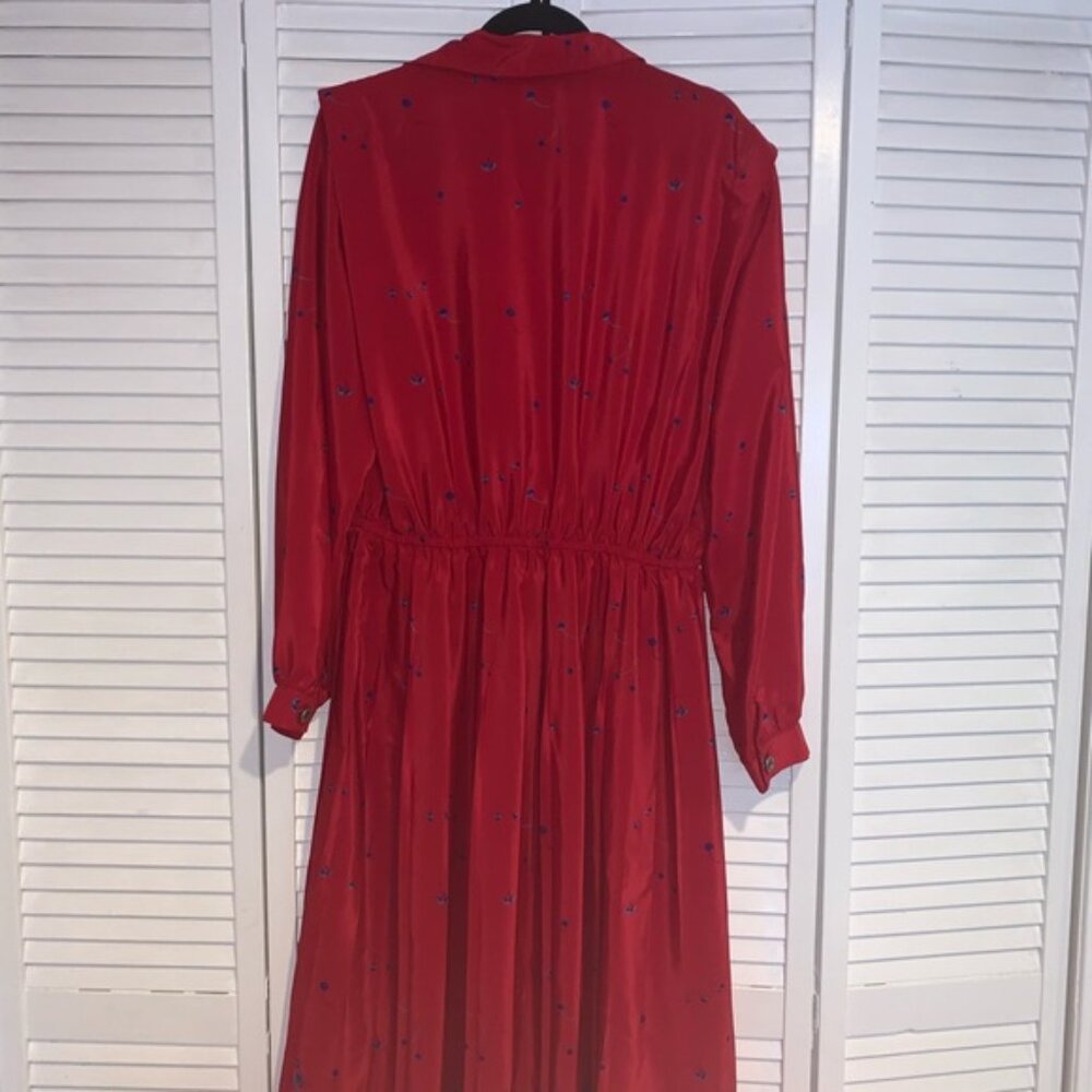 Vintage Leslie Fay floral dress - Picture 5 of 6